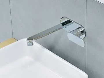 ONE - Wall-mounted single handle washbasin mixer with plate by Ceramica Flaminia - view 2
